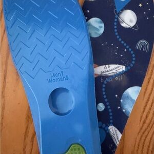 Blue Kids Space Air Tag Soles